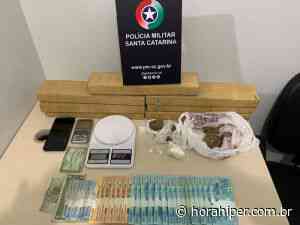 10 quilos de maconha são tirados de circulação em Imbituba; casal é preso - Hora Hiper