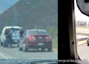 ¡Otra vez! Exhiben en video a ‘montachoques’ de la Monterrey-Saltillo - Vanguardia MX