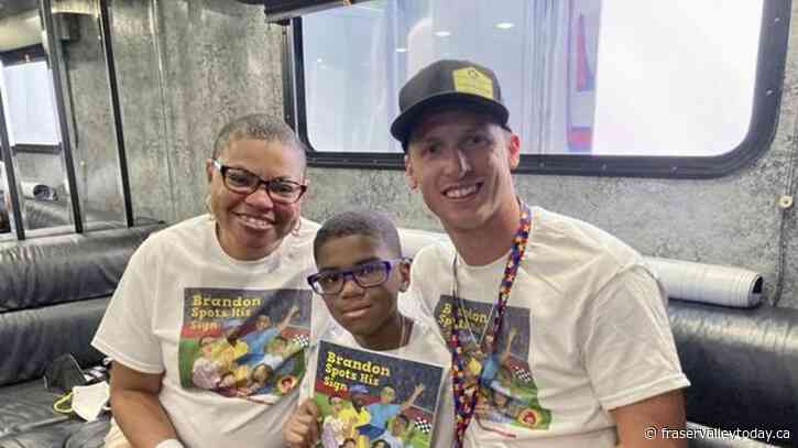 Child helps Brown put new spin on ‘Let’s go, Brandon’ chant