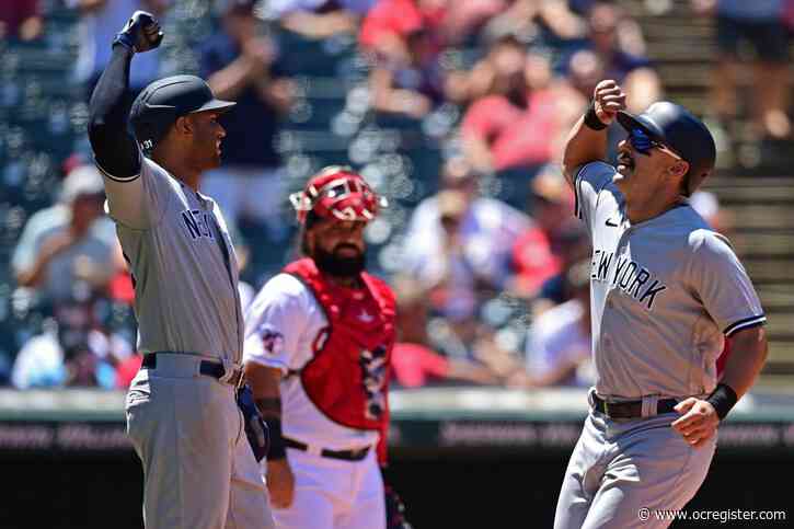Yankees get back to business with doubleheader sweep of Guardians in Cleveland