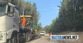 Matera: oltre 300000 euro per questa strada provinciale! Le foto degli interventi - Matera News