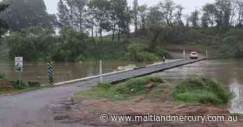 Flood alert: Melville Ford Bridge may close and detours put in place - The Maitland Mercury