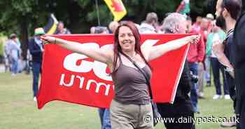 Thousands of Welsh Independence supporters join Wrexham march - recap - North Wales Live