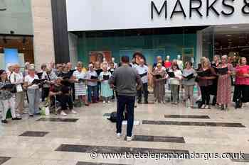 Bradford's All Together Now choir performs in The Broadway - Telegraph and Argus