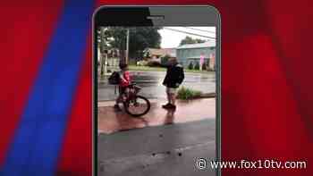 VIDEO: Man pushes boy off bike in Deep River - Mobile - Fox 10 News