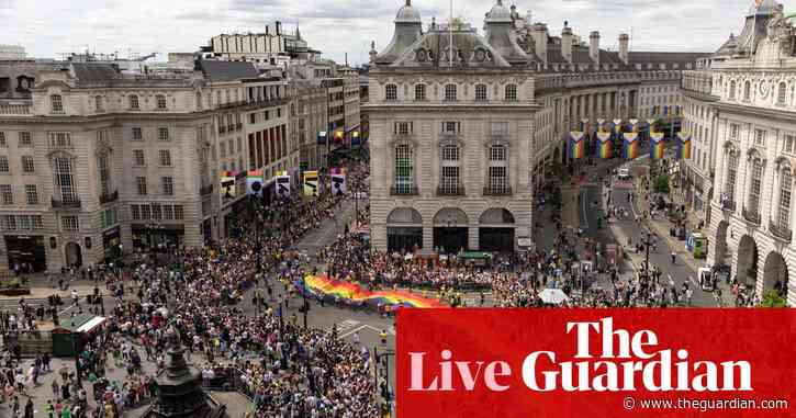 Pride in London 2022: huge turnout at first march since pandemic – as it happened