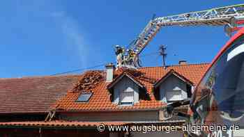 Bellenberg: Feuerwehr löscht brennenden Dachstuhl eines Wohnhauses in Bellenberg | Illertisser Zeitung - Augsburger Allgemeine