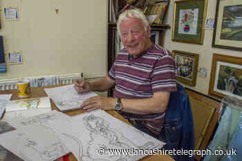 Pensioner discovers talent for art through Haslingden club
