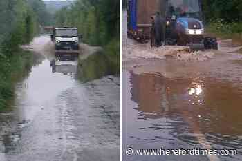 Pictures: when summer flash floods battered Herefordshire