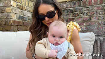 Louise Thompson returns to Instagram after hospital dash as she spends time with adorable baby son Leo... - The Sun