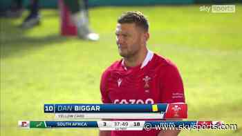 Wales captain Dan Biggar sees yellow | Video | Watch TV Show - Sky Sports