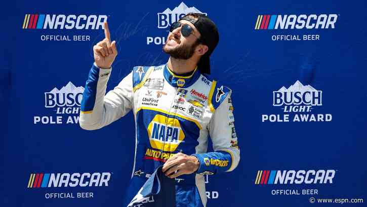 Chase Elliott wins pole as he gets set to defend Road America title - ESPN