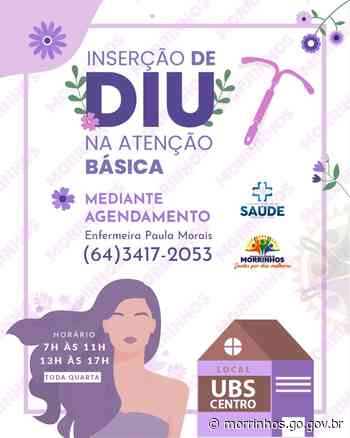 Prefeitura de Morrinhos possibilita a inserção de DIU na Atenção Primária à Saúde - Prefeitura Municipal de Morrinhos (.gov)