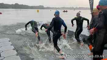 Bolton Ironman UK: Athletes  start the day with a 2.4 m swim