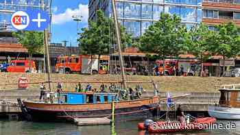 Feuerwehr will Traditionssegler in Kiel vor dem Untergang retten - Kieler Nachrichten