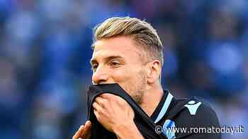 La festa per la presentazione delle maglie della Lazio a piazza del Popolo