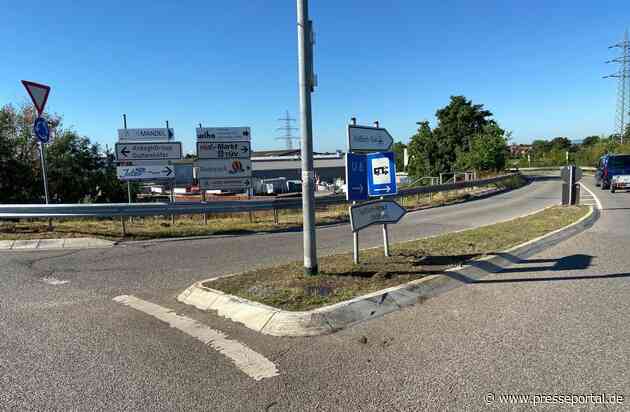 POL-PDNW: Zu schnell in den Kreisverkehr eingefahren...