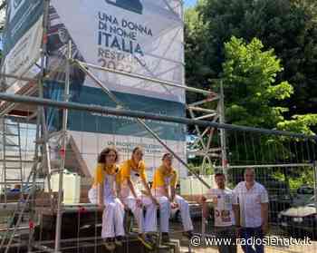 Siena si mobilita per “Una Donna di Nome Italia”: parte il cantiere - RadioSienaTv