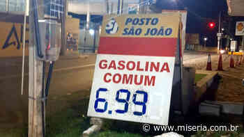 Gasolina é vendida a R$ 6,99 em Juazeiro; preço máximo ainda ultrapassa R$ 8 - Site Miséria