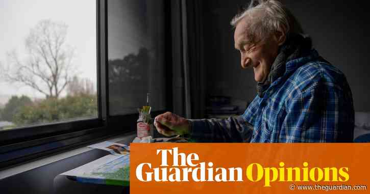 Dying of Covid, my 93-year-old artist father was given hours to live. Surely he couldn’t paint himself out of this one? | Nigel Featherstone