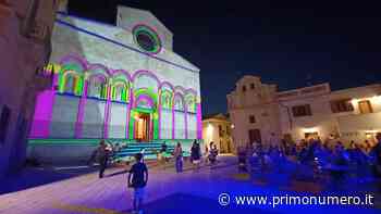 Termoli, la inedita performance sulla facciata del Duomo - Foto, Photogallery - Primonumero