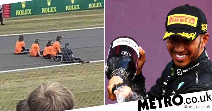 Lewis Hamilton throws support behind Just Stop Oil protestors at Silverstone