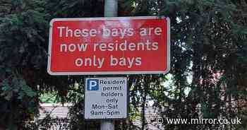 Confusing new parking signs leaves drivers fearing it's a trick and they'll be fined