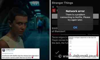 Hotly anticipated Stranger Things finale was so popular it crashed Netflix