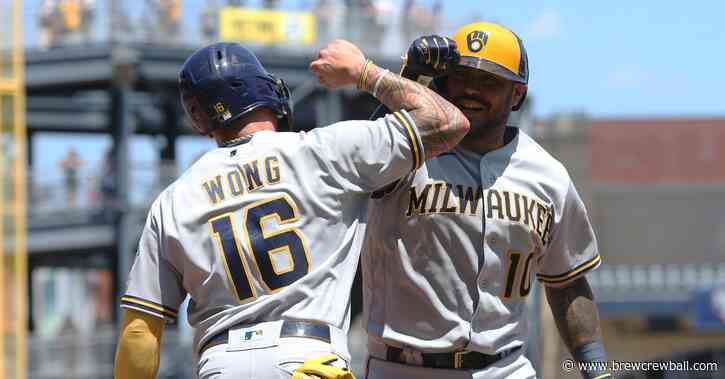 Hader stops Pirates ninth-inning rally as Crew escapes with 2-0 win