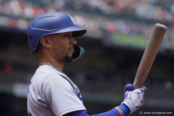 Mookie Betts returns to a reconfigured Dodgers’ lineup