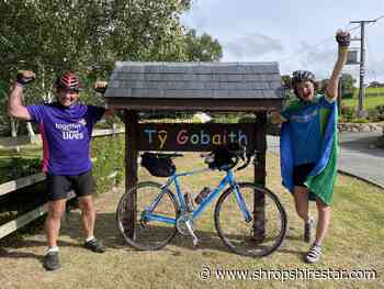 Nurse on 3200-mile charity cycling challenge arrives in Shropshire - Shropshire Star