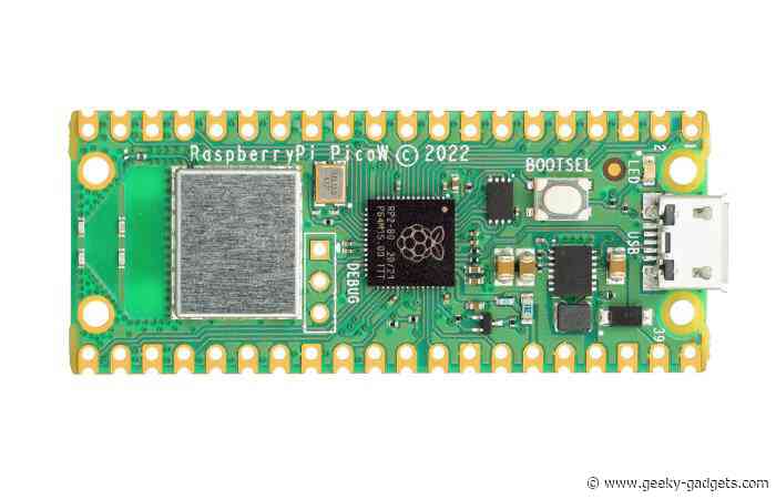 New Raspberry Pi Pico W microcontroller with Wi-Fi launches for $6