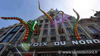 Pendant le Tour à Lille, la pieuvre fera son retour sur la façade de La Voix du Nord - La Voix du Nord