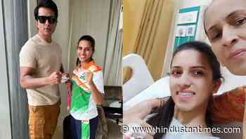 Karate champ dedicates gold medal to Sonu Sood for helping with her surgery - Hindustan Times