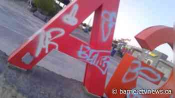 New Wasaga Beach sign vandalized one week after it was unveiled