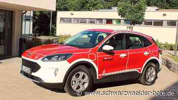 Geislinger Feuerwehr - Kommandant hat jetzt eigenen Dienstwagen - Schwarzwälder Bote