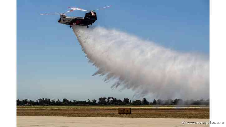 2 of world’s largest helitankers back on duty to fight wildfires in Southern California