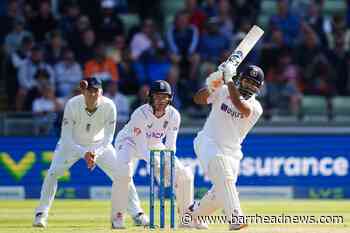 Superb Rishabh Pant century turns Indian fortunes around against England - Barrhead News