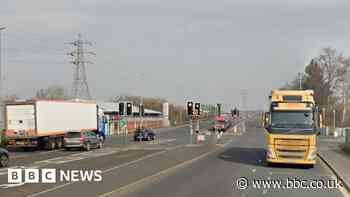 Morecambe crash: Woman hit by tractor