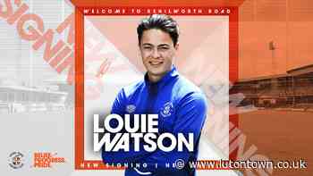 Louie Watson joins Luton Town! | News | Luton - lutontown.co.uk