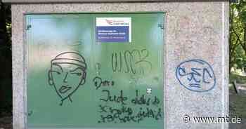 Zeigen Videos Tatverdächtigen? Staatsschutz ermittelt im Fall der antisemitischen Graffiti - Mindener Tageblatt