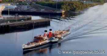 Breathtaking Glasgow video of Waverley sailing up River Clyde at sunset goes viral - Glasgow Live