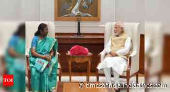 PM Modi lauds Droupadi Murmu's candidature, calls it historic at BJP executive meeting - Times of India