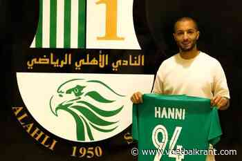 Hanni heeft nieuwe club gevonden en blijft in de woestijn voetballen