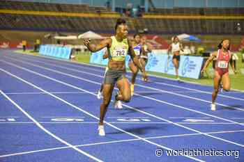 Jackson runs 21.55 200m to complete sprint double in Kingston | REPORT - World Athletics