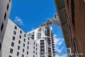 St Mark's Square Bromley four-hour fire under investigation
