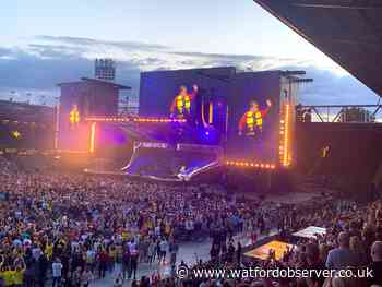 Elton John urges Watford to play with more passion at Vicarage Road concert