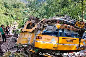 Bus falls into deep gorge in northern India, killing 16 - The Oldham Times