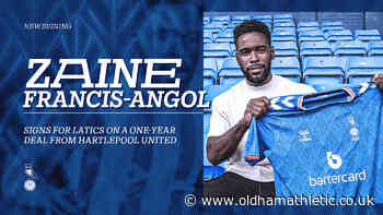 Sheridan Adds Francis-Angol - News - oldhamathletic.co.uk