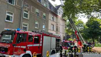Essen: Gasflaschen auf Balkon explodiert! Wohnung steht in Flammen - DER WESTEN